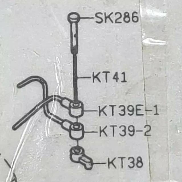 SK286 Original Siruba Baut Pembagi Minyak 700F / 747 / 747A