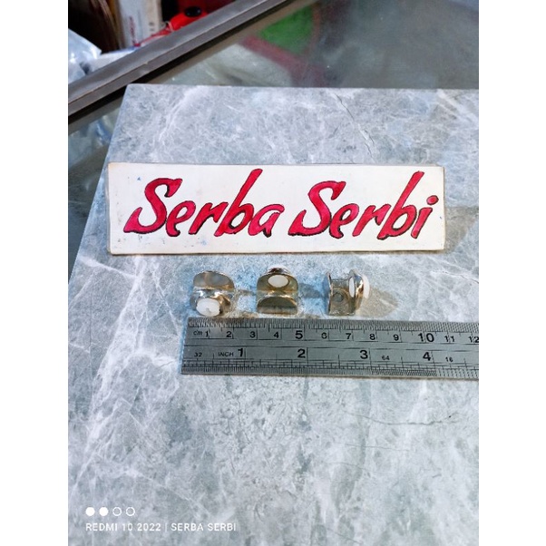 Ambalan cap jepit siku kaca /pcs