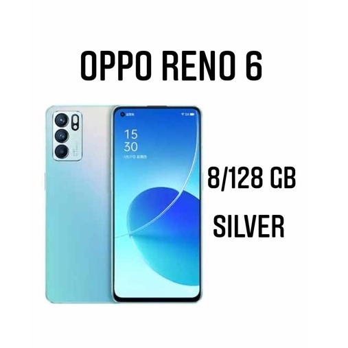 handphone oppo  garansi resmi  oppo terbaru  murah-R 6 8/128GB SILVER