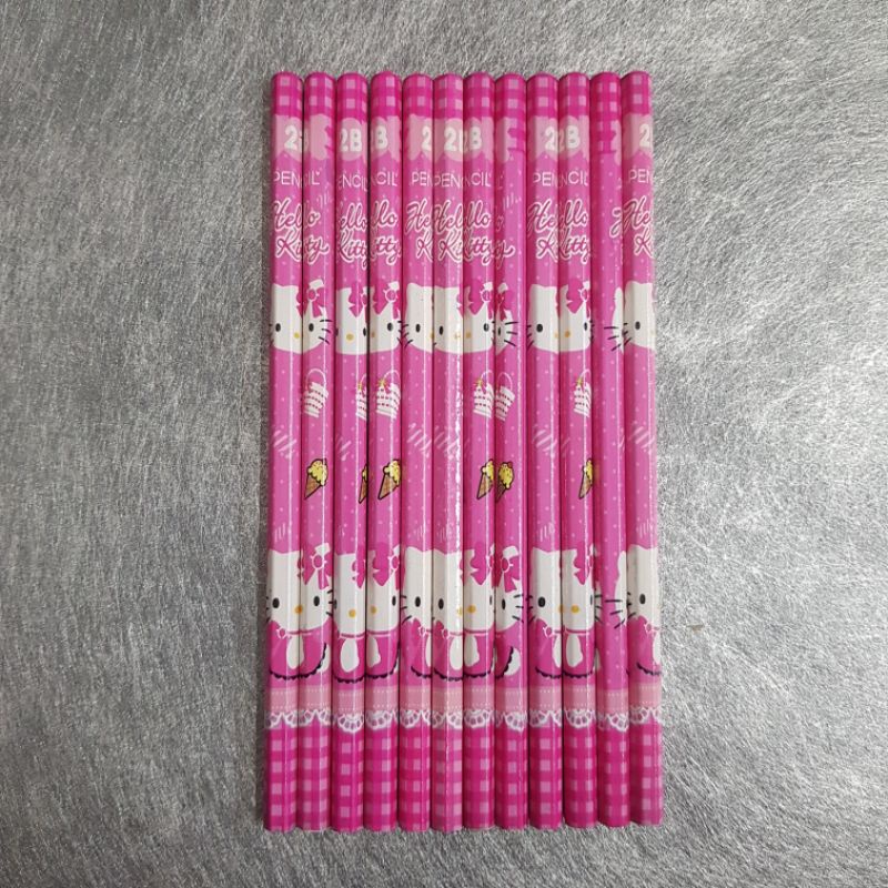 

Pensil Karakter Hello Kitty / Little Pony / Frozen / Avengers / Cars