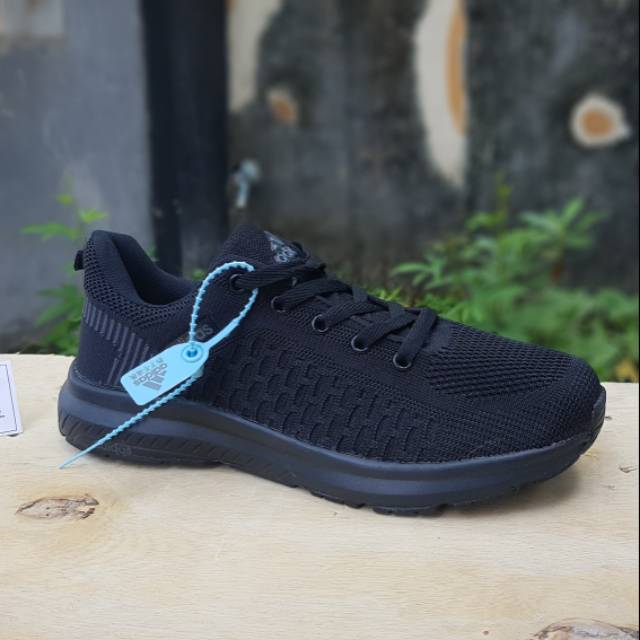 Sepatu Adidas Zoom Import Hitam Polos