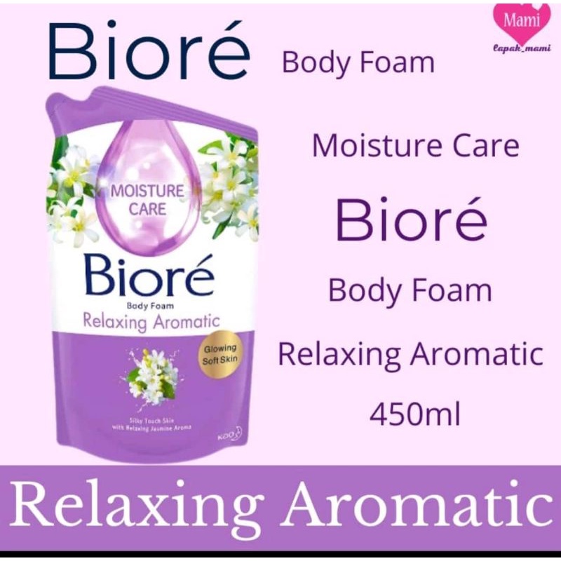 Biore sabun mandi cair 450ml/400ml