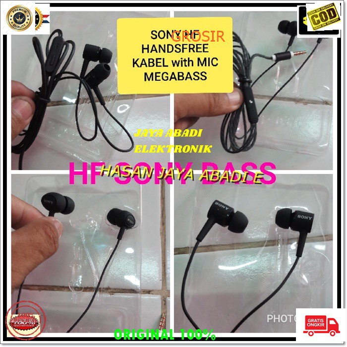 J188 SONY HEADSET HP 3.5MM HANDSFREE STEREO DOBEL BASS SUPER EARPOD HEADSET HANDSFREE HEADPHONE EARPHONE MUSIC VOKAL AUDIO SOUND EARPOD IN EAR KARET KARAOKE MEGA BAS  AUDIO SUARA SMULE KARAOKE UNIVERSAL MULTI DUAL STEREO WIRED ORIGINAL SPORT GADGET SUARA