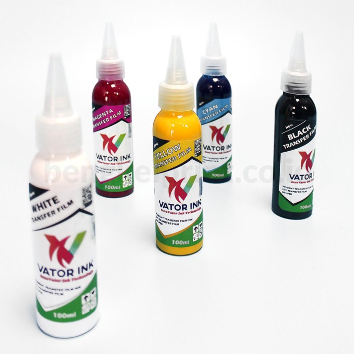 

Tinta VATOR INK DTF Khusus DTF bukan Universal - Putih Termurah