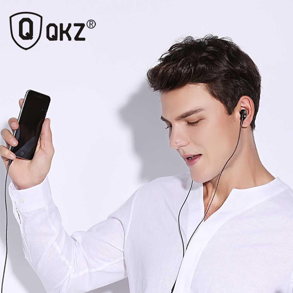 (100% BARANG ORI) QKZ Dual Driver Earphone HiFi Dengan Mic - QKZ-CK8