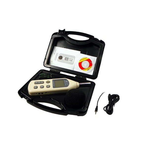 Alat pendeteksi suara DATA USB Noise test logger sound level meter digital db decible suara GM1356