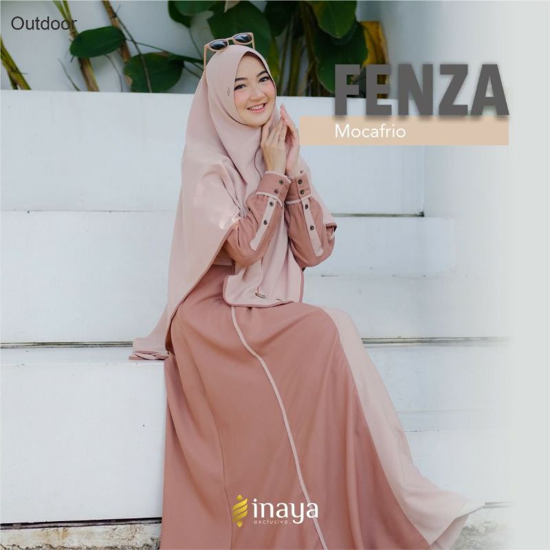 Gamis kombinasi fenza by inaya
