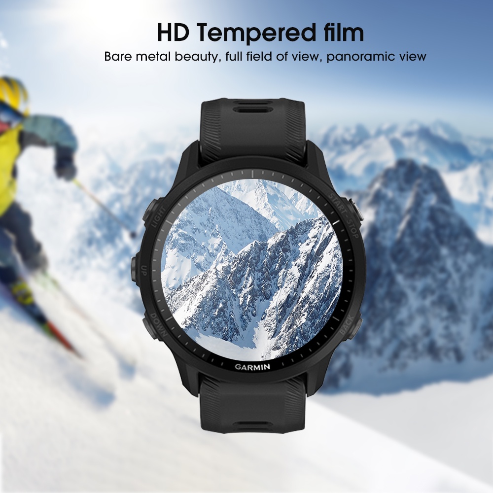 Film Pelindung Layar Bahan TPU Anti Gores Flexible Untuk Smartwatch Garmin Forerunner 955