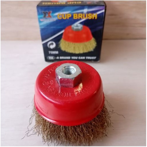 Cup Brush YSK 3 in / Cup brush YSK / Sikat Mangkok 3&quot; / Sikat kawat mangkok 3 inch