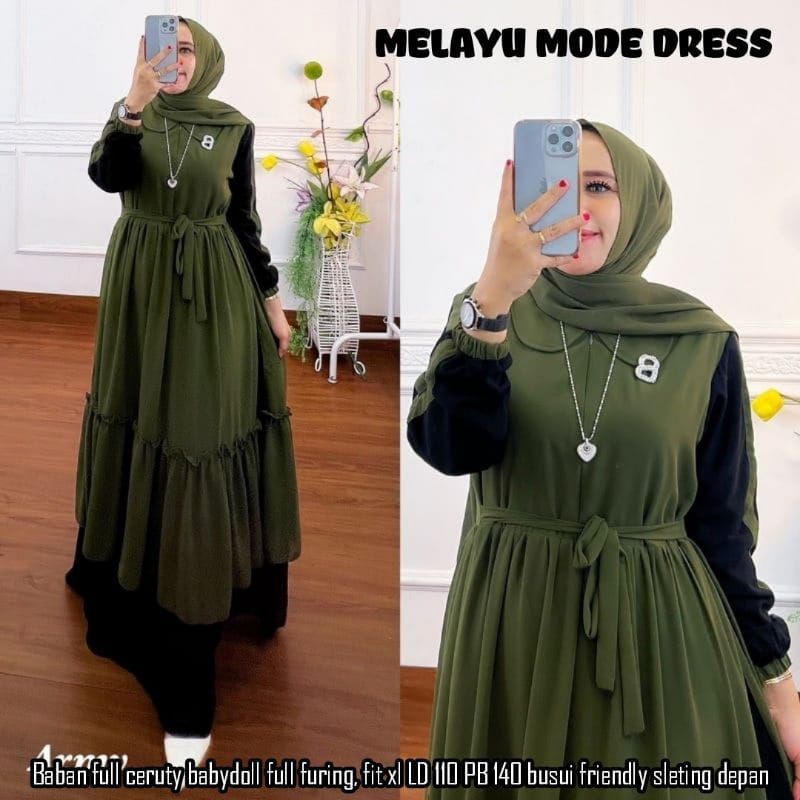 Melayu Dress // gamis ceruty babydol best seller