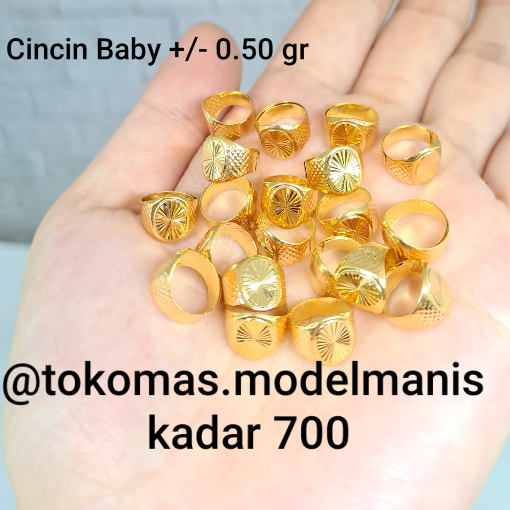 Cincin Bayi Cincin Emas Ba Emas 700 70 Indonesia