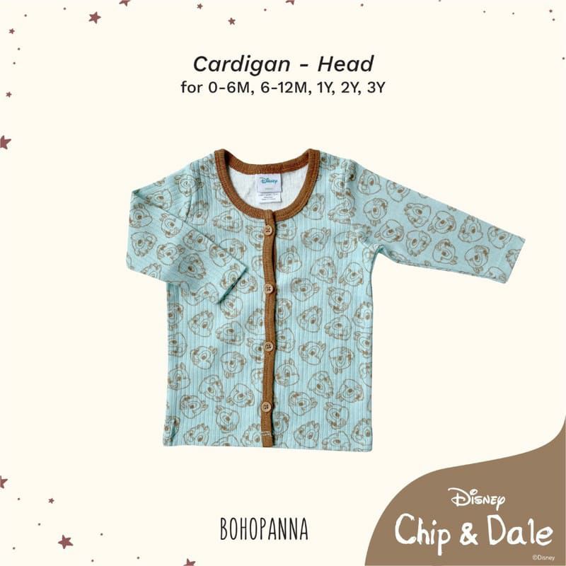 Bohopanna Cardigan Boy Disney Chip &amp; Dale // Cardigan Motif Anak Boy