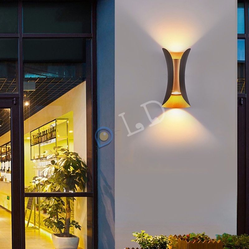 [COD] Lampu Dinding Tahan Air Aluminium Hias Outdoor Kamar Tidur Ruang Tamu LED Wall Light Waterproof Garden Wall Lamp Indoor Corridor Bedroom Living Room Home Lighting