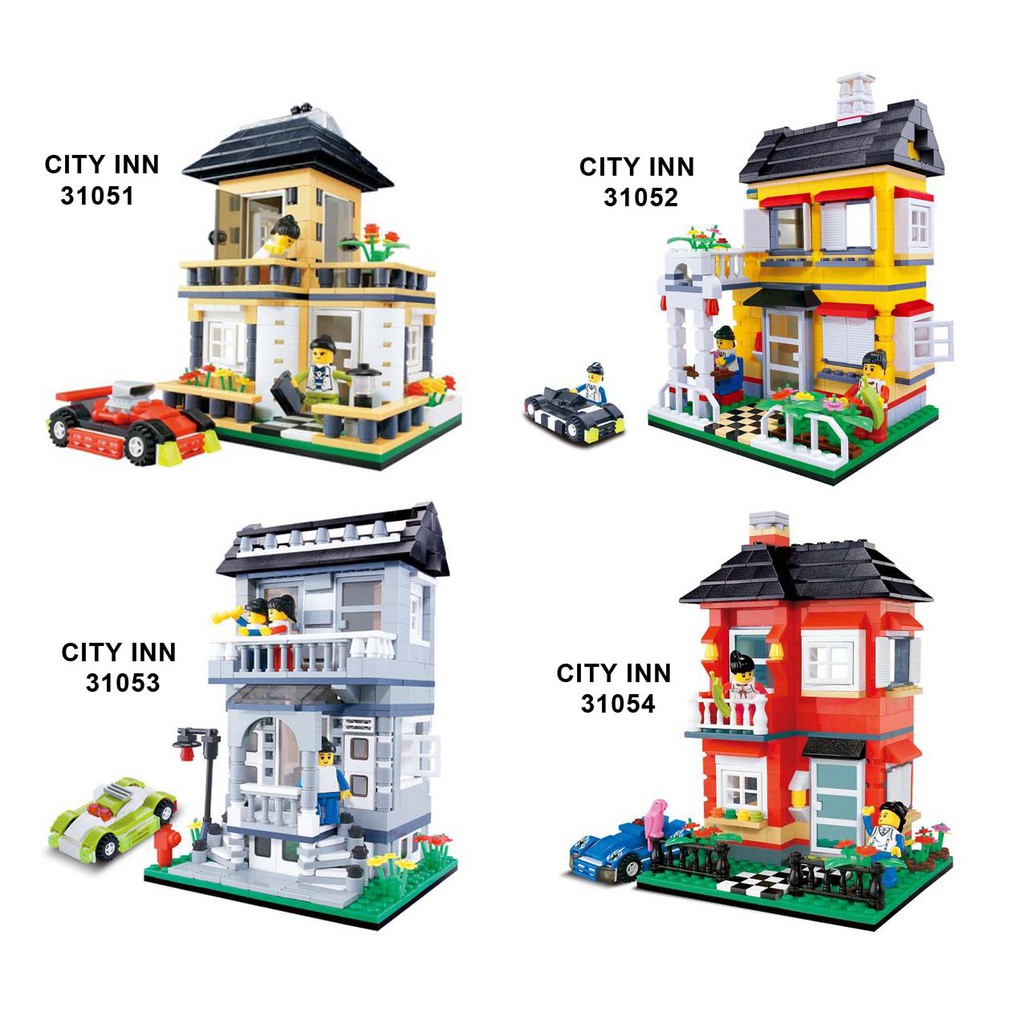 Lego Wange City Inn seri 31051 - 31052 - 31053 - 31054