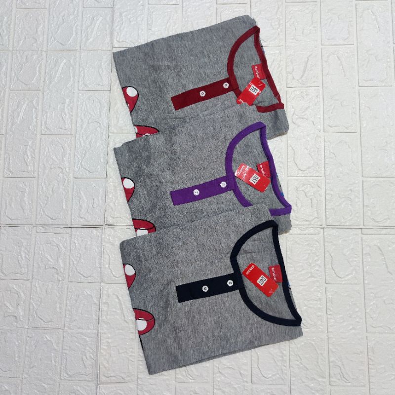 Daster kaos Amour Busui-Grosir min 6-15pcs