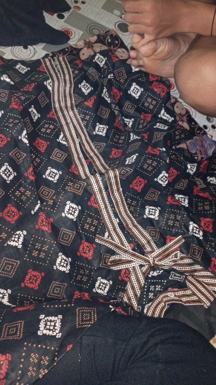 Tey-17 Batik Wanita Asj Sa Hrb026 Kenongo Kemeja Tosca Pendek