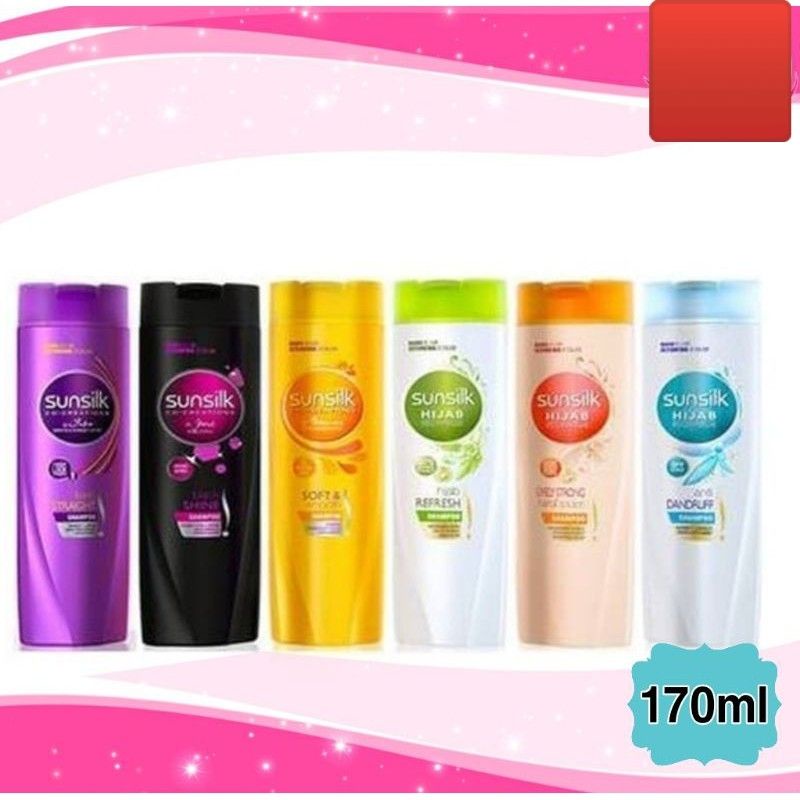 Sunsilk Shampoo 170ml - Sampo Sunsilk 170 ml Murah Komplit