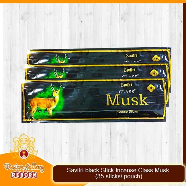 Dupa/Hio Wangi India Savitri Pouch Stick Incense Musk (35 Sticks)