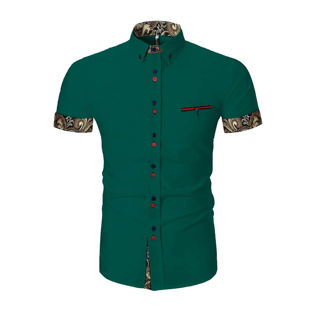 pakaian pria / size M,L,XL,XXL / kemeja kasual / kemeja pendek pria / Kemeja Asgard