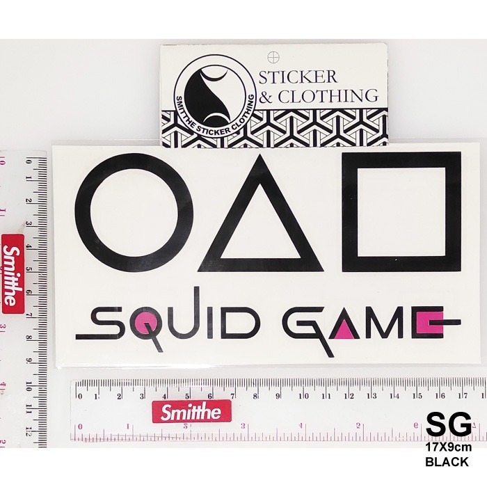 Stiker Korean Game SG Red Light Green Light 2W Cutting Sticker