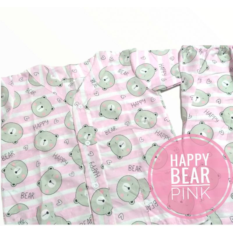 PIYAMA HAPPY BEAR PINK