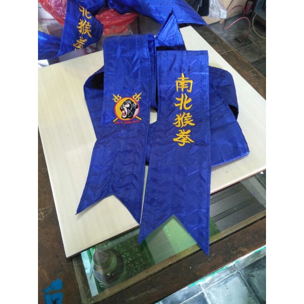 sabuk biru IKS.PI bordir (3m)