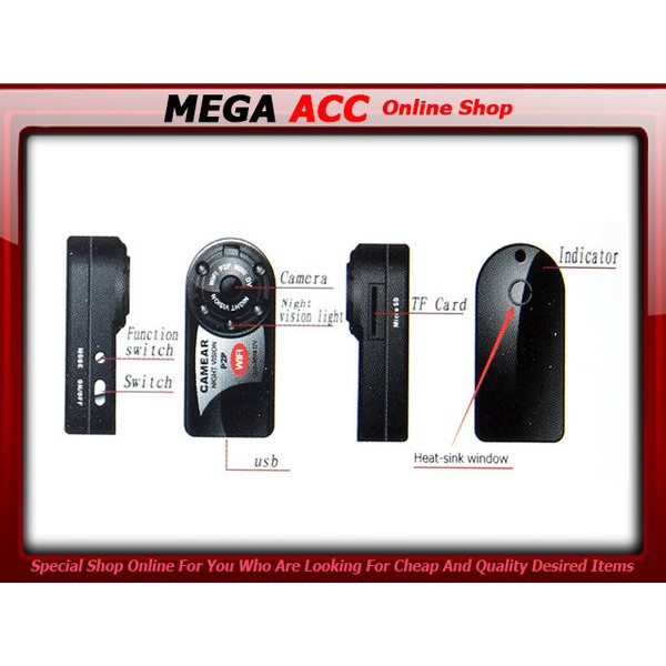 kamera Mini Wireless Hd Wifi Ip Camera Q7 Surveilliance SPY Camera Video Cam Recorder with with Ir