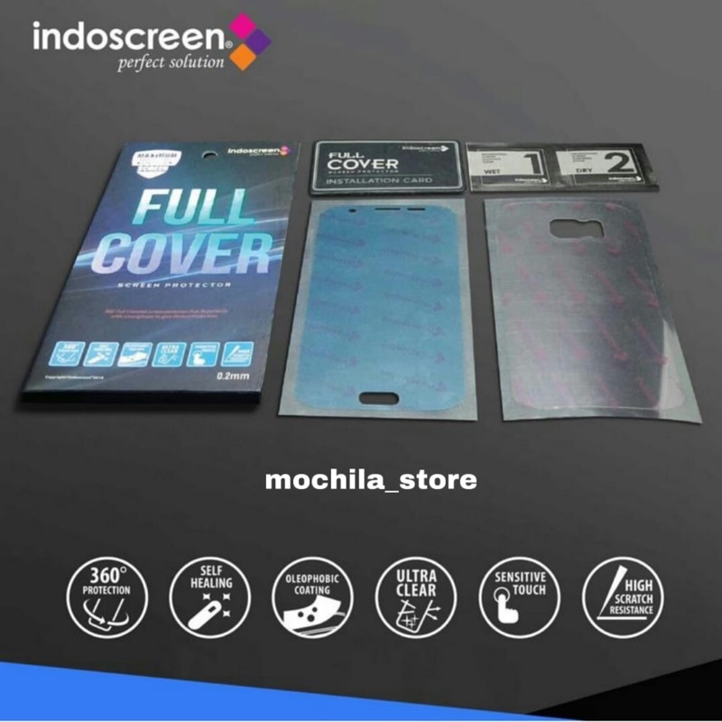 Full Cover Anti Gores TPU Samsung S6 S7 S8 S9 S10 Edge + Plus Edge - Anti Gores TPU Jelly Indoscreen