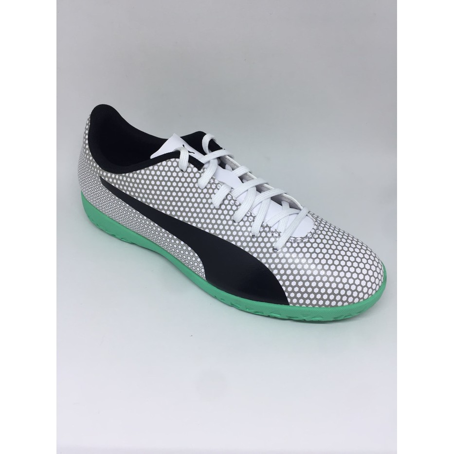 sport ku/Sepatu futsal puma original Spirit IT white silver black new 2018
