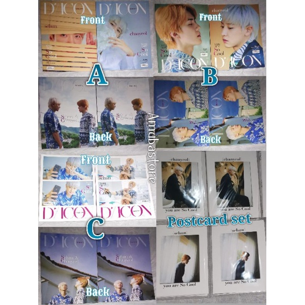 exo sc dicon magazine - chanyeol sehun