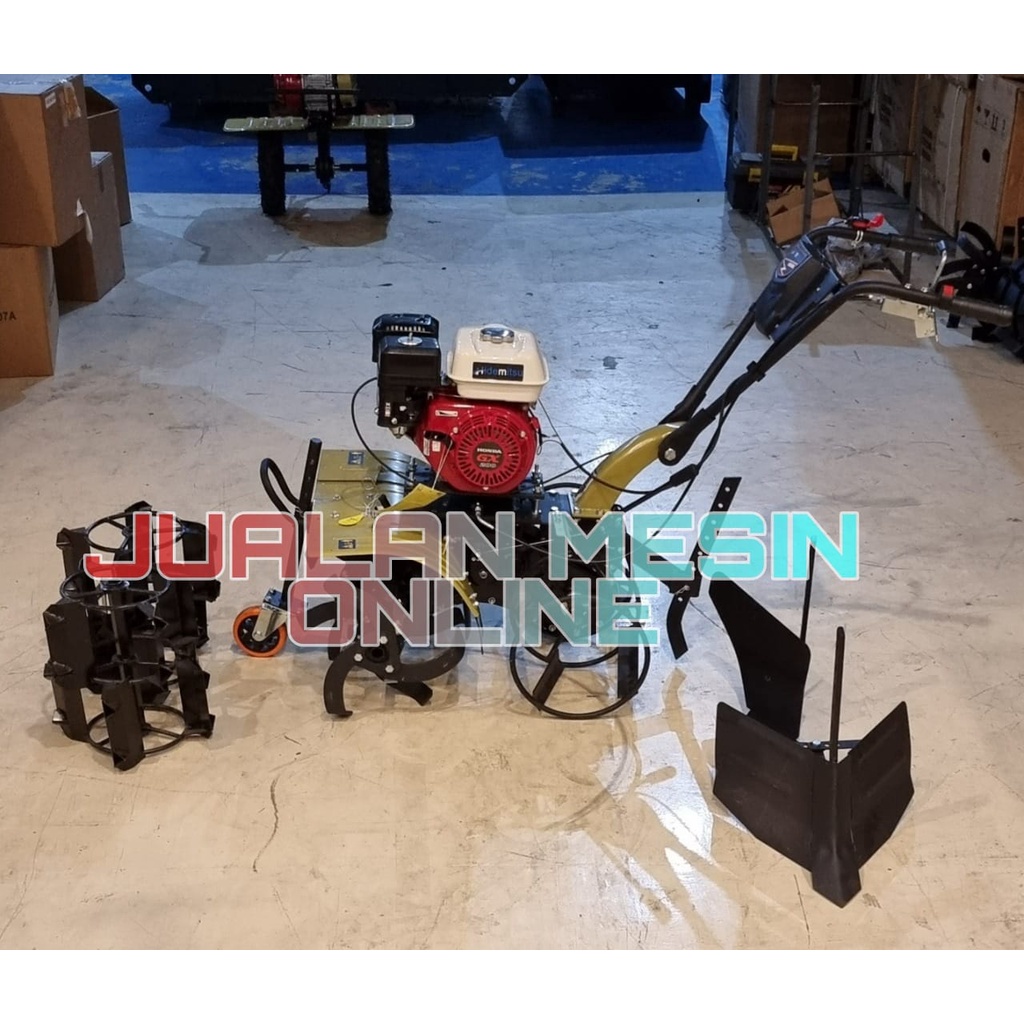 Mesin Traktor MIni Tiller Bajak Sawah Honda Hidemitsu HGX650