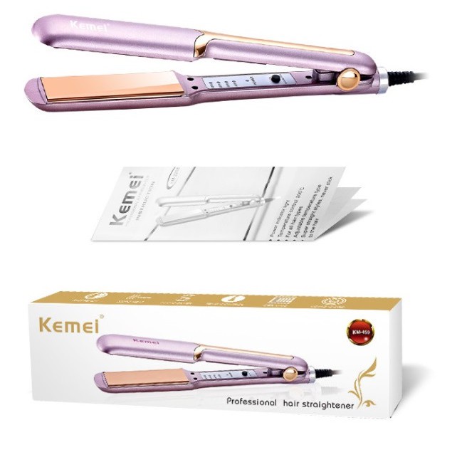 KEMEI ORIGINAL 459 hair straightener catok sisir pelurus rambut