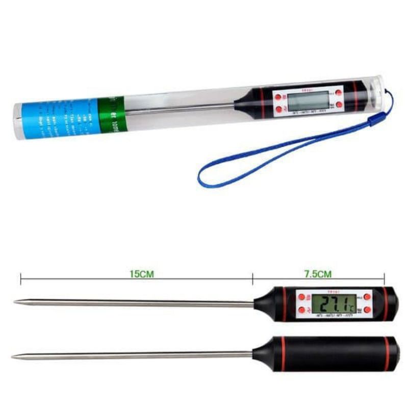 Termometer Masakan Digital  - Alat Pengukur Suhu Thermometer Makanan Air Daging