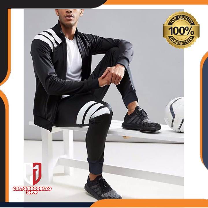 CELANA PANTS PRIA JOGGER PANTS ZIPPER CELANA STRIPE PRIA FASHION PRIA KANTONG SLETING UNISEX TERBARU