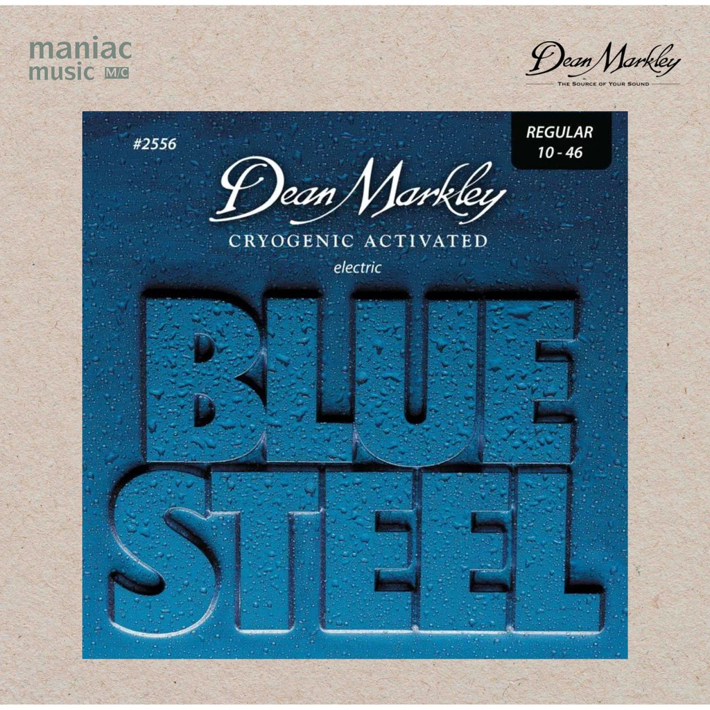 Dean Markley 2556 - Senar Gitar Elektrik. Blue Steel. Regular. 10 46
