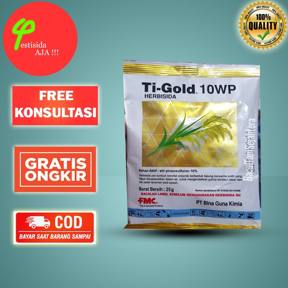 TI-GOLD TI GOLD TIGOLD 10 WP 25 GRAM HERBISIDA