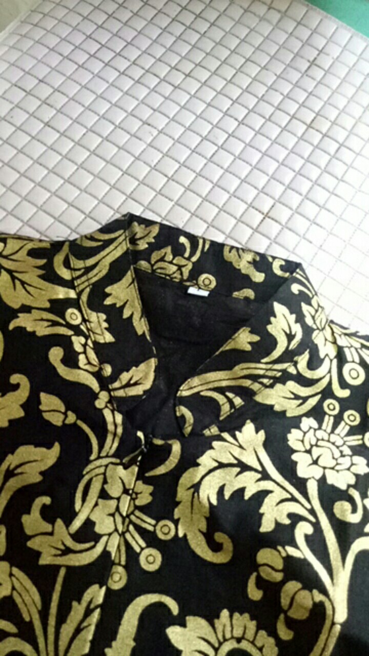 Batik Couple Keluarga Sania Ruffle Ori Ndoro Jowi Dnt Motif Prada Bakung