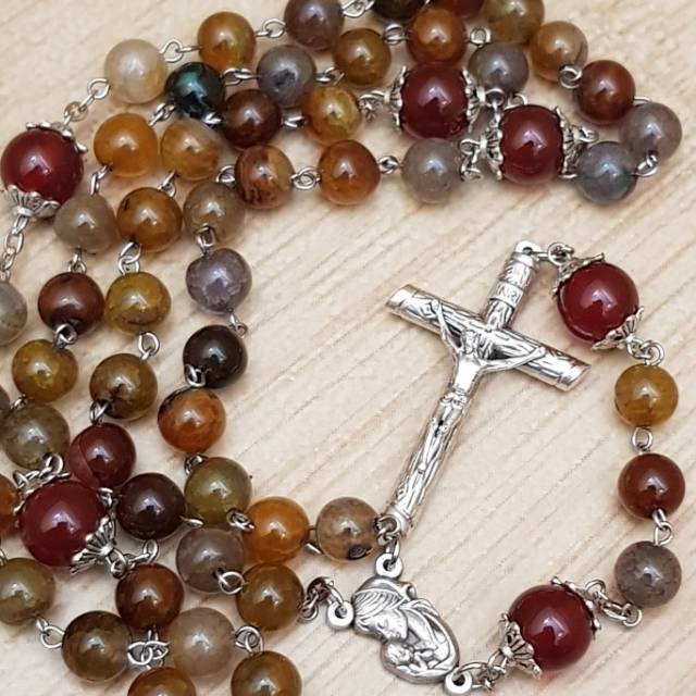 ROSARIO BROWN AGATE STONE
