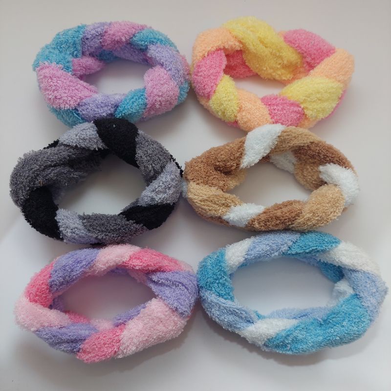 SCRUNCHIE HIJAB Lilit / ikat rambut handuk / kuncir rambut jumbo / konde rambut