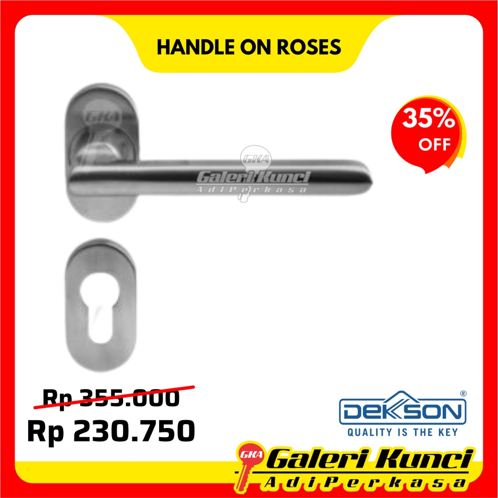 Jual Handle Pintu Dekson Dekkson LHTR 0039 OVAL SSS Gagang Pintu