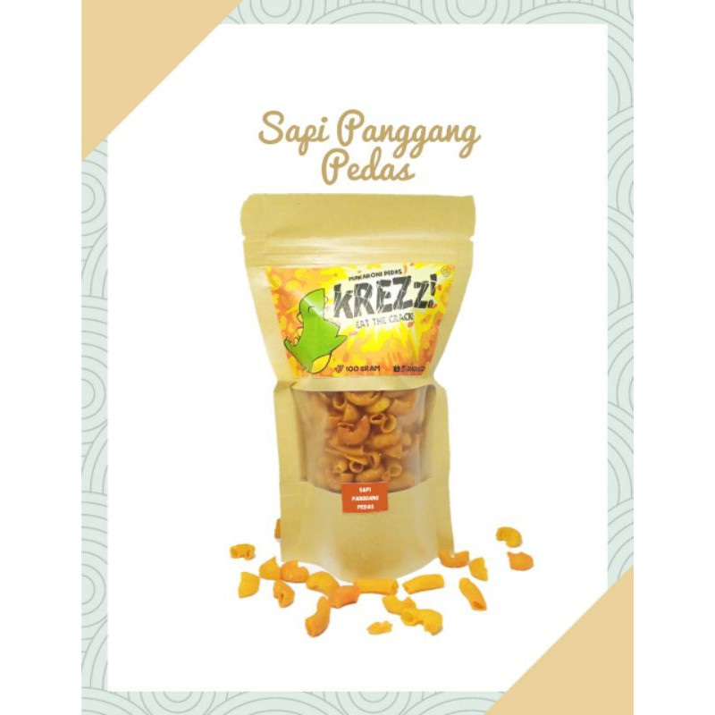 

[SAPI PANGGANG PEDAS] Makaroni Bantet Goreng Crispy Crackrezz Sapi Panggang Pedas