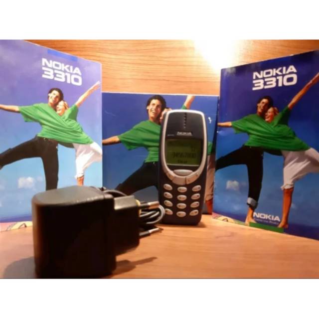 HP Nokia Jadul 3310 Fullset Full Original Mulus Normal Not 3310 or 3315 or 5310 or 8250 or 8310