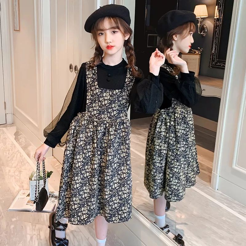 Setelan Overall Dress Anak Perempuan