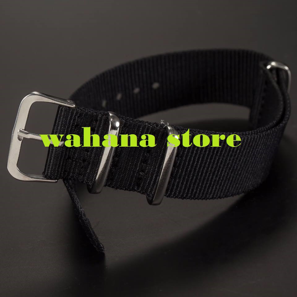 NATO STRAP CANVAS 20MM  TALI JAM TANGAN DW