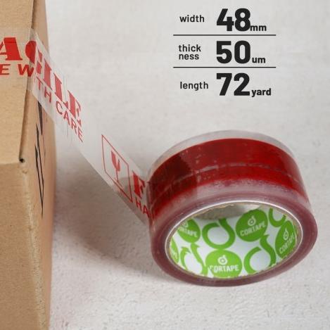 

♜ Lakban FRAGILE 48mm PREMIUM Plakban Isolasi / SELOP - FRAGILE BENING ☋