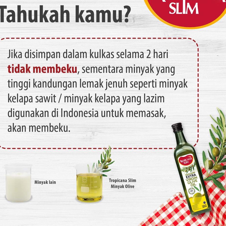 

9.9 Product HOT PROMO BUY 1 GET 1 - Tropicana Slim Extra Virgin Olive Oil 500 ml Expired Kurang dari 4 Bulan !!