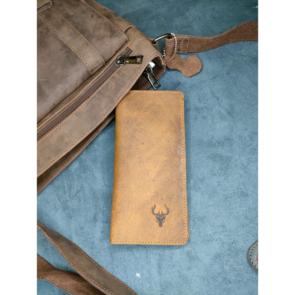 Dompet Panjang Wr 100% kulit sapi asli classic