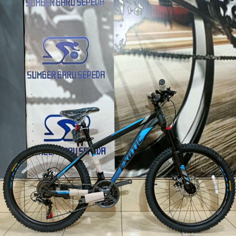 Sepeda Gunung MTB Exotic ET-2651 24 Inch Free Holder
