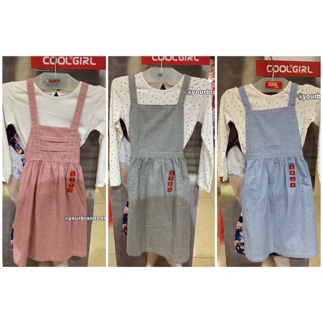 Setelan overall anak perempuan COOL GIRL original
