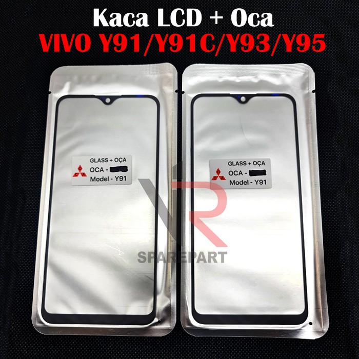 GLASS - KACA LCD TS VIVO Y91 / Y91C / Y93 / Y95 + LEM OCA